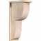 Ekena Millwork Crestline Smooth Corbel w/Backplate, Douglas Fir, 7 1/2"W x 12"D x 24"H COR08X12X24CRE01SDF - alternate 1
